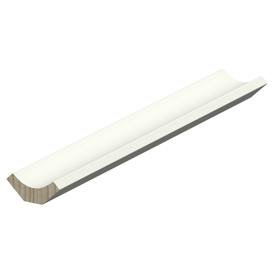 15X33 HÅLKÄLSLIST VIT L=3,6M | Beijerbygg Byggmaterial