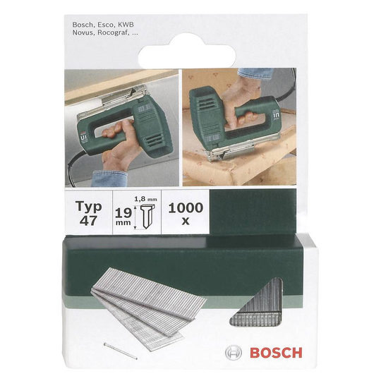 Stift typ 47 1000 st Bosch Accessories 2609255809 N/A