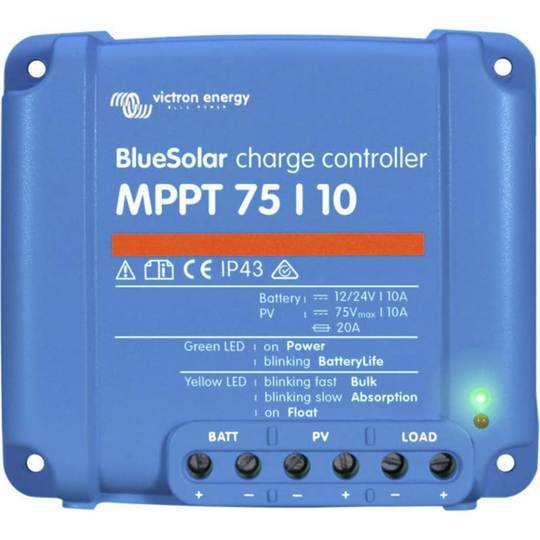 Victron Energy Victron Energy Solenergi laddningsstyrenhet MPPT 12 V, 24 V 10 A