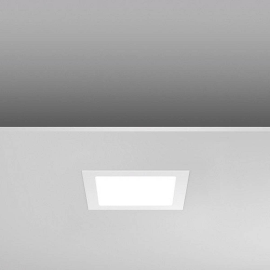LED-panel infälld LED EEK: beroende av ljuskälla RZB Toledo Flat LED/18W-3000K 22 901487.002 Vit