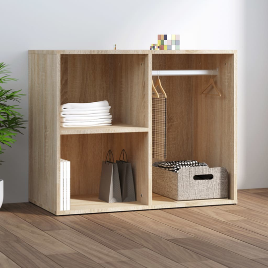 vidaXL Klädskåp sonoma ek 80x40x65 cm konstruerat trä