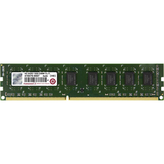 Transcend JM1600KLU-2G Internminne Desktop Modul JetRam 2 GB 1 x 2 GB DDR3 1600 MHz CL11