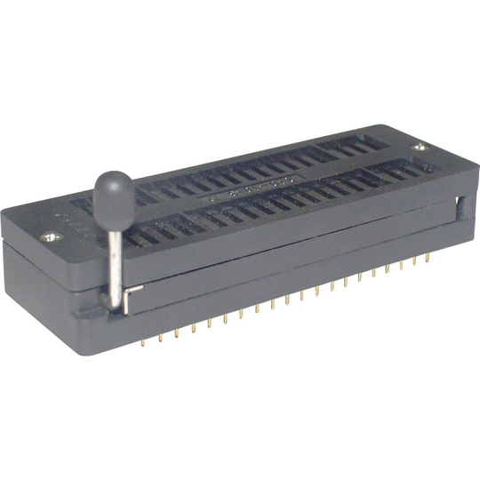 ZIF32GB IC-testsockel Rastermått: 15.24 mm Antal poler: 32 1 st