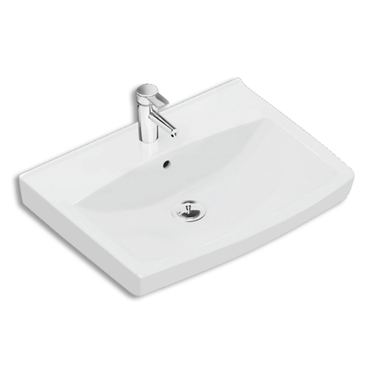 Ifö Tvättställ Spira Square Med Kranhål 57 cm