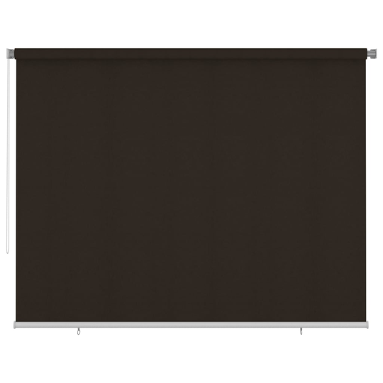 vidaXL Rullgardin utomhus 300x230 cm brun HDPE