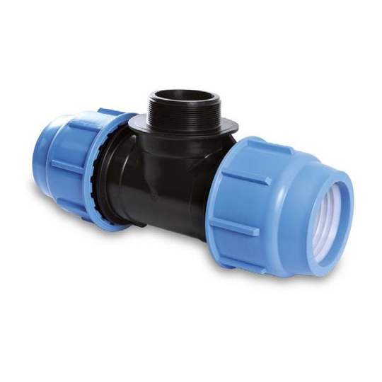 Georg Fischer 3004080982 PEM-koppling PP, T-rör, plast-utv gg-plast 25 x G20