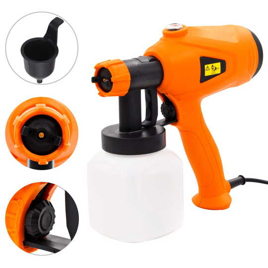 vidaXL Elektrisk färgsspruta 350 W 800 ml