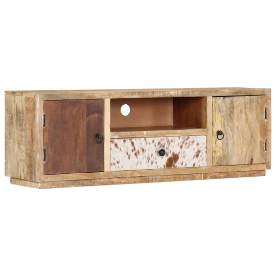 vidaXL TV-bänk 120x30x40 cm massivt mangoträ