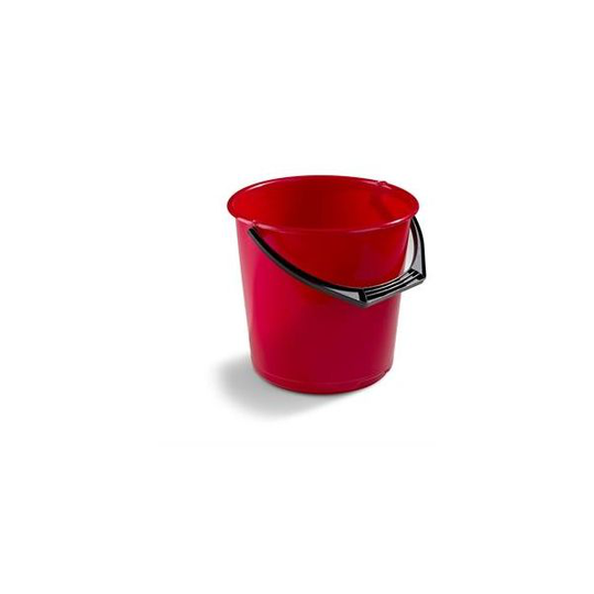 Nordiska Plast 11110300 Plasthink med plastgrepp, 10 l Röd