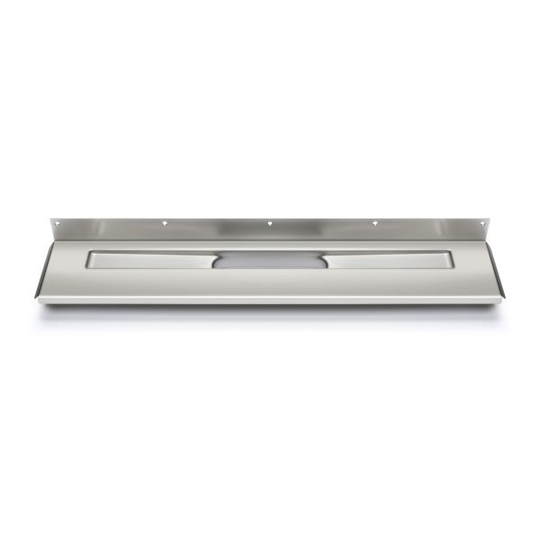 Unidrain 7121902 Avloppsarmatur öppen, rostfritt stål 1000 mm