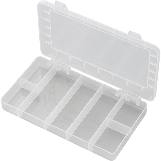 TRU COMPONENTS PP07-01 Låda (L x B x H) 192 x 110 x 24 mm Antal fack: 7 fast underavdelning