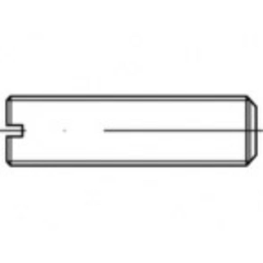 TOOLCRAFT TO-5429964 Gängstift M12 25 mm Stål galvaniskt förzinkad 100 st