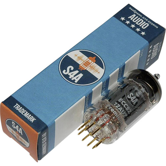 ECC82 S4A Premium Elektronrör Utvalt för Audio & Studio Dubbeltriod Antal poler: 9 Lampsockel: Noval Innehåll 1 st