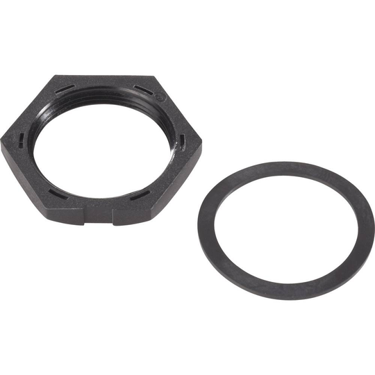 Kontramutter med tätning för USB anslutning IP67 1586506 TC-A-ACCSET-1-203 Kontramutter med tätning för anslutning för inbyggnad TRU COMPONENTS Innehåll: 1 set